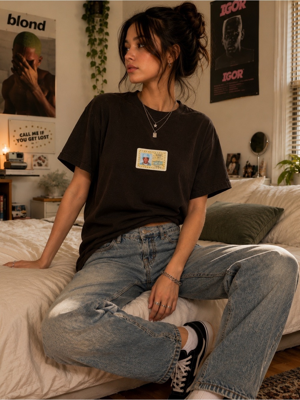 Tyler the Creator CMIYGL 2022 Tour Brown Graphic Tee Shirt M